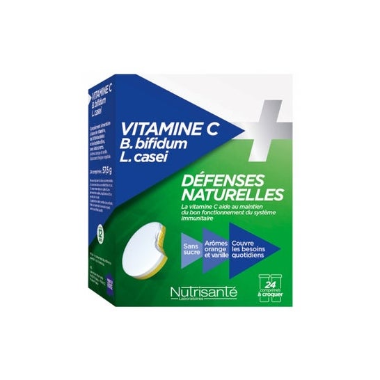 Nutrisante Vitamina C Probióticos 24caps DocMorris PT