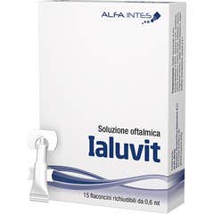 Alfa Intes Ialuvit Solução Oftálmica 15x0.6ml