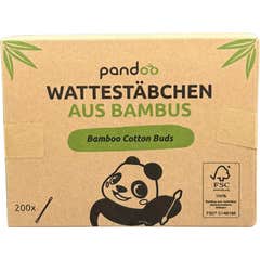 Pandoo Cotonetes de Algodão e Bambu 200 unid.