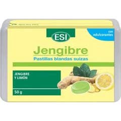 Esi Pastillas Blandas Suizas de Jengibre y Limon 50g Esi Pastillas Blandas Suizas de Jengibre y Limon 50g