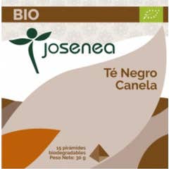 Josenea chá preto com canela bio caixa 15 pirâmides