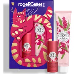 Roger & Gallet Pack Gengibre Vermelho Creme para Mãos + Bálsamo Labial