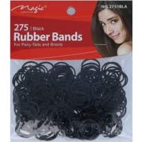 Magic Bandas de Cabello Negro 275uds