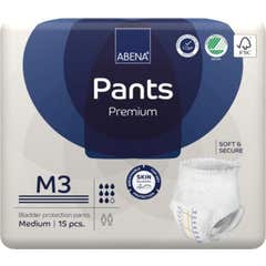 Abena Pants Premium M3 Tamanho M 15 Unidades