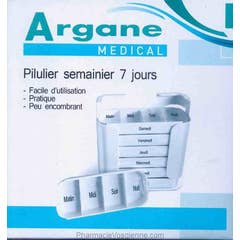 Argane Medical Dispensador Comprimidos Semanal 7 Dias 1 Unidade