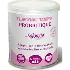 Saforelle Florgynal Tampão Probiótico Normal Par 12
