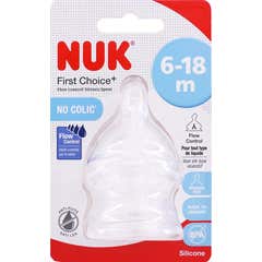 Tetinas Nuk First Choice 6-18M 2uts