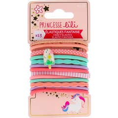 Princesa Lili Elásticos Fantasia 4649 13 Unidades