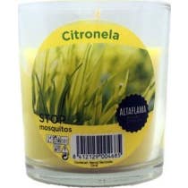 Roura Citronella Candle Stop Mosquitoes Tumbler Vidro Altaflama 75x70mm