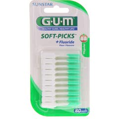 Gum Soft-Picks Interdental Sticks Regular 80 Unidades