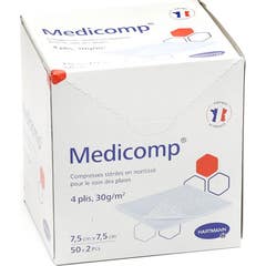 Medicomp Compresa No Tejida No Esteril 7,5x7,5cm 100uds