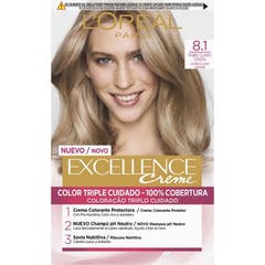 L'Oreal Set Excellence Creme Tint 81 Light Ash Blonde