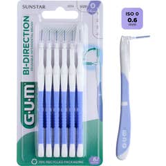 Gum Escova Interdental 2014 Bi-Direcional 6mm 6 peças