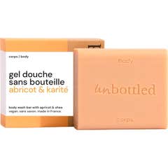 Unbottled Gel de Banho Sem Frasco Damasco & Karité 110g