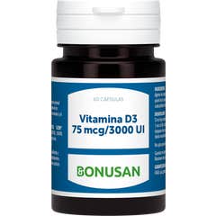 Vitamina Bonusan D3 75Mcg 60caps