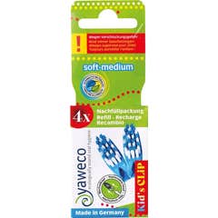 Yaweco Recarga de Cabeças para Escova de Dentes Infantil Clip 4 unid.