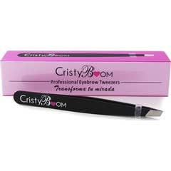 CristyBoom Professional Eyebrow Tweezers Black 1 Unidade