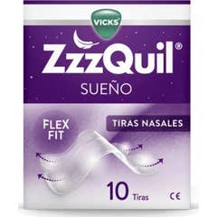Zzzquil Sono Tiras Nasais 10 Unidades