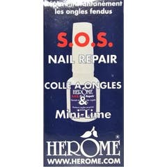 Herome Sos Nail Repair Cola para Unhas com Mini Lima 10ml