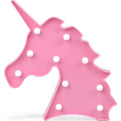 Kiokids Unicórnio Lâmpada Led Rosa 27x26 cm 1 Unidade