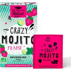 Romon Nature Crazy Mojito Infusion Morango Bio 16 Saquetas