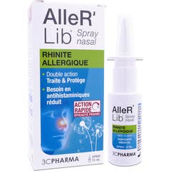 3C Pharma AlleR'Lib Spray Nasal para Rinite Alérgica 15 ml
