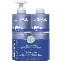 Uriage Bebé 1ª Água Limpa 2x500 ml