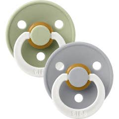 BIBS Colour Glow Chupeta Sage Cloud 2 unid.