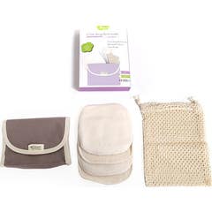 Les Tendances d'Emma Kit Carrés Démaquillants Lavables Coton Bio 4uts