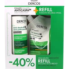 Dercos Pack Shampoo Cabelos Secos 390ml + Refil 390ml