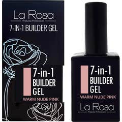 La Rosa Gel para Unhas Base 7 em 1 Warm Nude Pink 15 ml