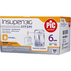 Pic Solution Insupen 32Gx6mm Agulha 100 Unidades