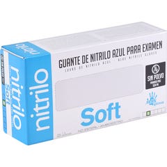 Luvas de nitrilo sem pó T G SOFT(632-093)