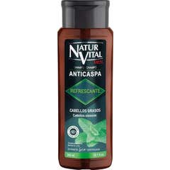 NaturVital Champô Anti-Caspa Cabelo Oleoso Refrescante 300ml