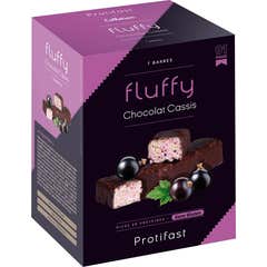 Protifast Fluffy Chocolate Groselha Preta Barras 7 Unidades