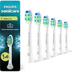 Philips Sonicare InterCare Recargas para Escova de Dentes Brancas 6 unid.