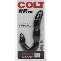 Colt Deep Vibrador Anal Flexible Negro 1ud