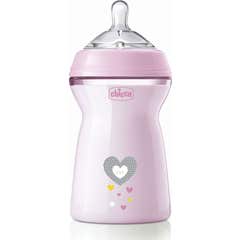 Chicco BIB BIB NAT-FEEL 6M+ MENINA 330ML