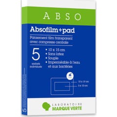 ABSOFILM+PAD PANELAS ADH 10X15CM 5