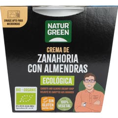 Cenoura Orgânica Naturgreen e Creme de Amêndoa 310 G