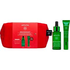 Apivita Conjunto Bee Radiant Sérum Glow 30 ml + Contorno de Olhos 15 ml