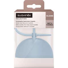 Suavinex Porta-Chupeta Colour Essence Blue 1 Unidade