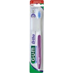 GUM™ escova de dentes ortodôntica adulto 124 1ud
