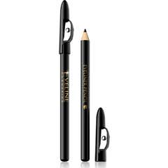 Eveline Cosmetics Lápis Delineador Olhos Longa Duração Preto 3 g