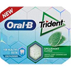 Oral B Trident Pastilha elástica de hortelã-pimenta 10 peças