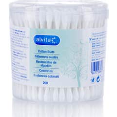 Alvita Bastoncillos Algodon 200uds
