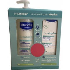 Mustela Stelatopia Set Gel Lavante 500ml + Creme Relipidante 150ml