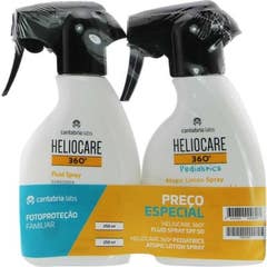 Heliocare 360 Pack Fluid Spray 250ml + Pediatrics Atopic Lotion 250ml