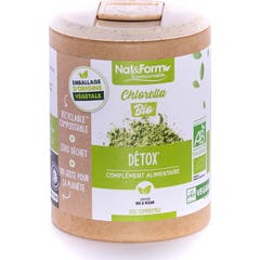 Nat&amp;Form Chlorella Orgânica 200caps