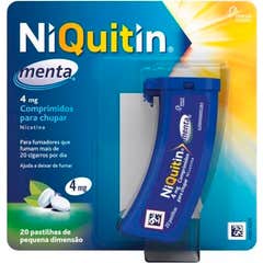 Niquitin Menta Nicotina 4mg 20 Pastilhas